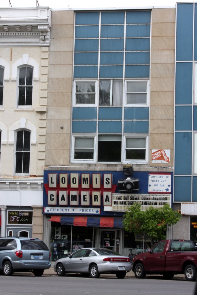 Loomis Camera, and their classic sign