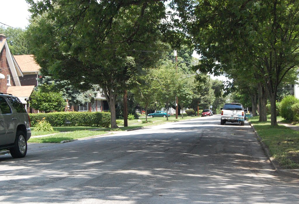 Ryland Avenue east from Oakdale - Cincinnati, Ohio