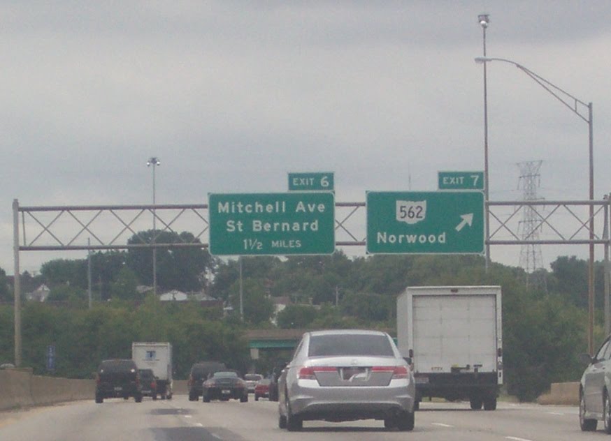 Exit 7 to OH-562 on I-75 Southbound 08/14/2011