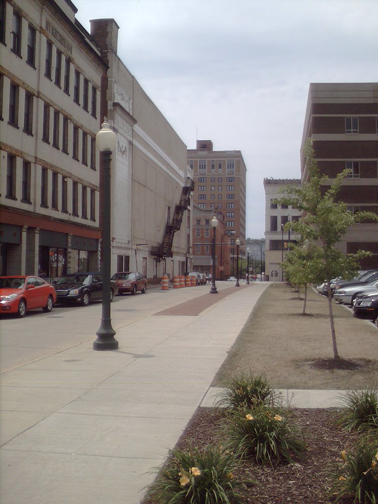 View South on Hazel St from Commerce St