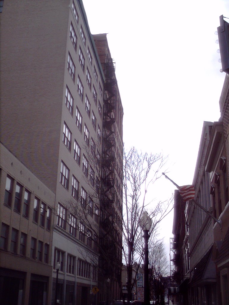 Looking South on Phelps St from Commerce St
