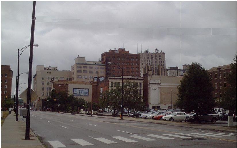 W Commerce Street  looking east