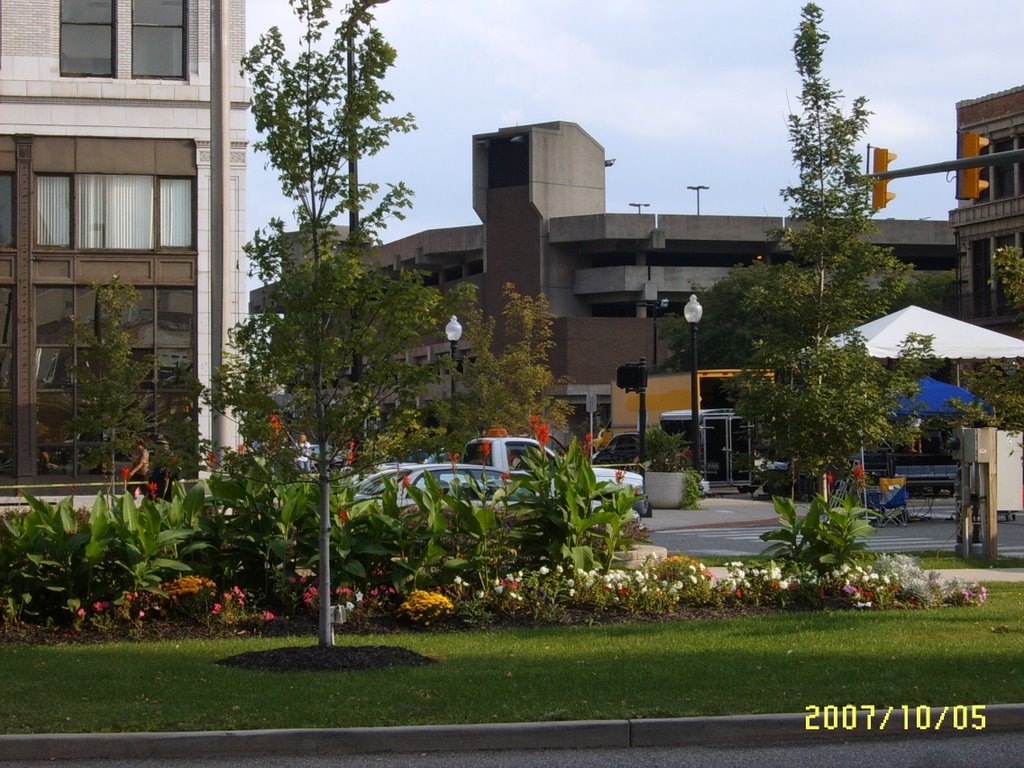 Southeast view of Parking Deck