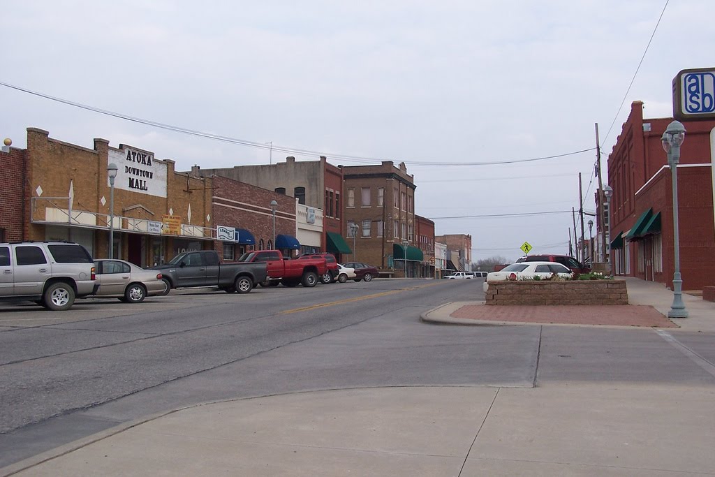 Beautiful Downtown Atoka, Atoka County, lOklahoma