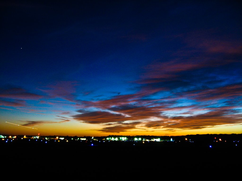 Richard Lloyd Jones JR. Airport at Sunset
