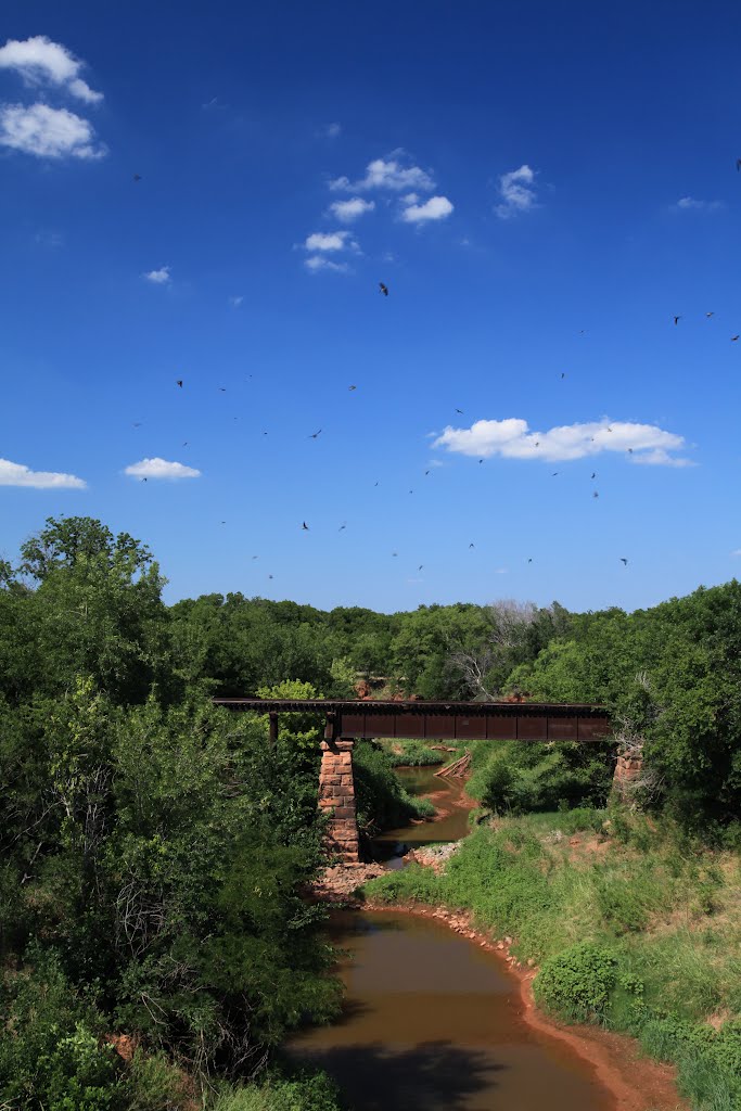 Cow creek & railroad trestle