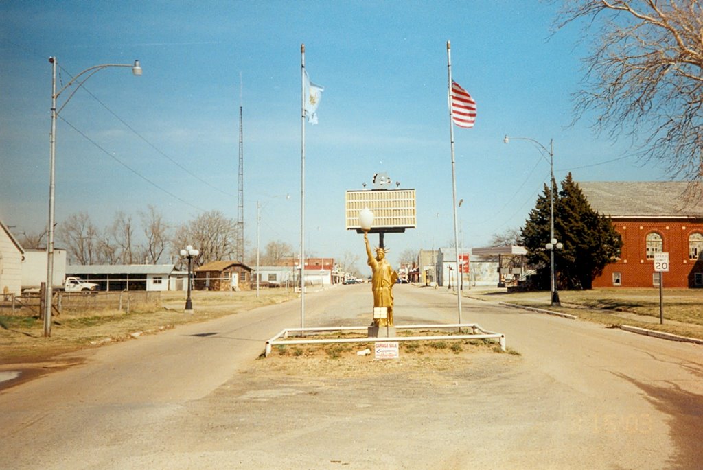 Main Street, Cement OK