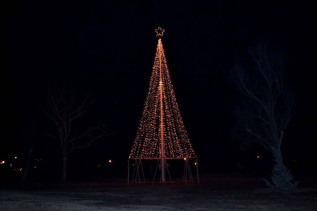Christmas Lights at Andrews Park, Norman, OK - December 25, 2011