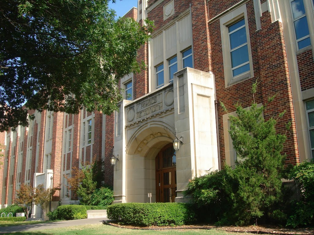 Norman, OK USA - University of Oklahoma, Nielsen Hall - Physics, Astronomy