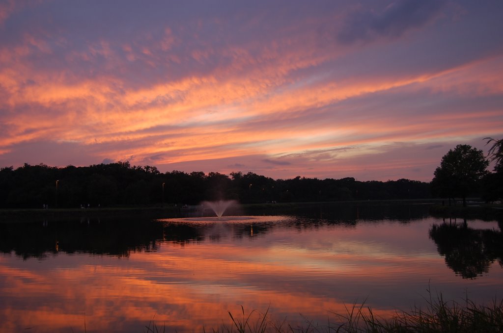 Sunset at Bob Woodruff park, Plano, TX
