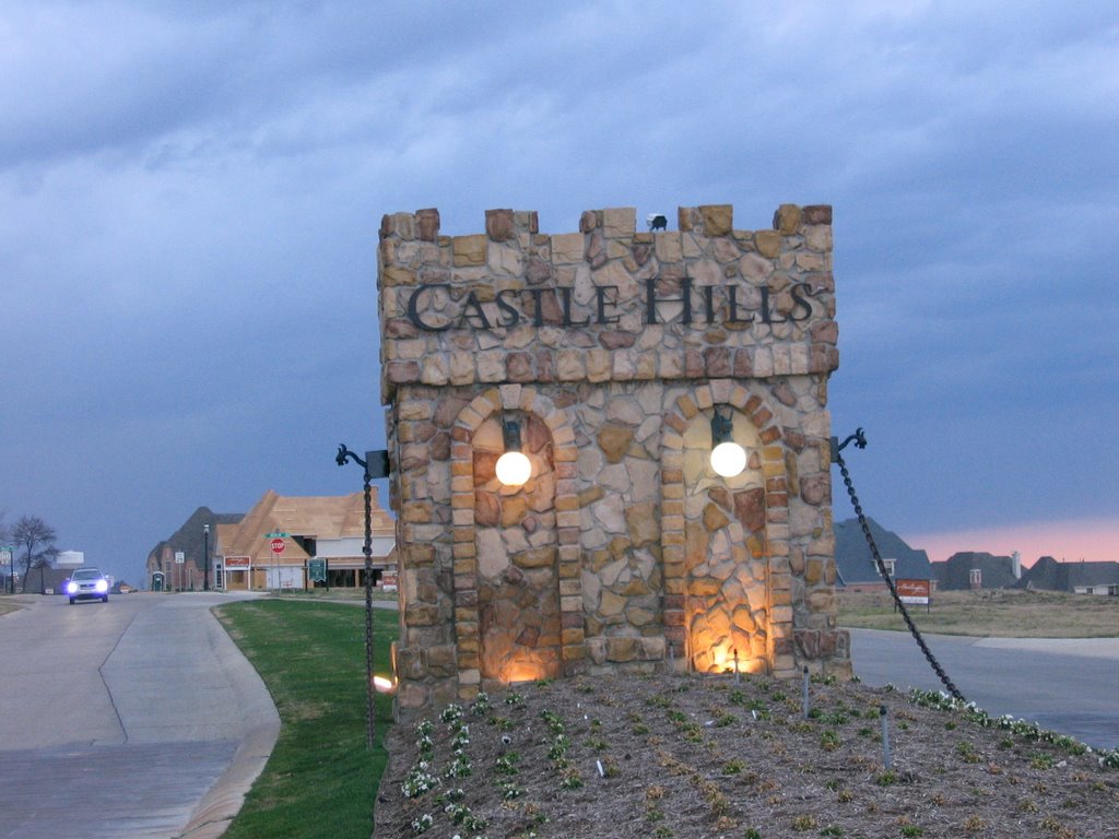 Entrance of Castle Hills from North Josey Lane