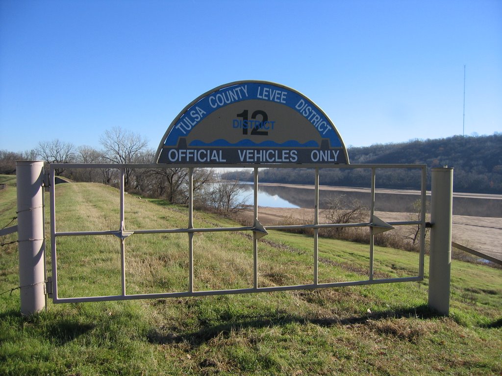 Arkansas River Levee at Sand Springs