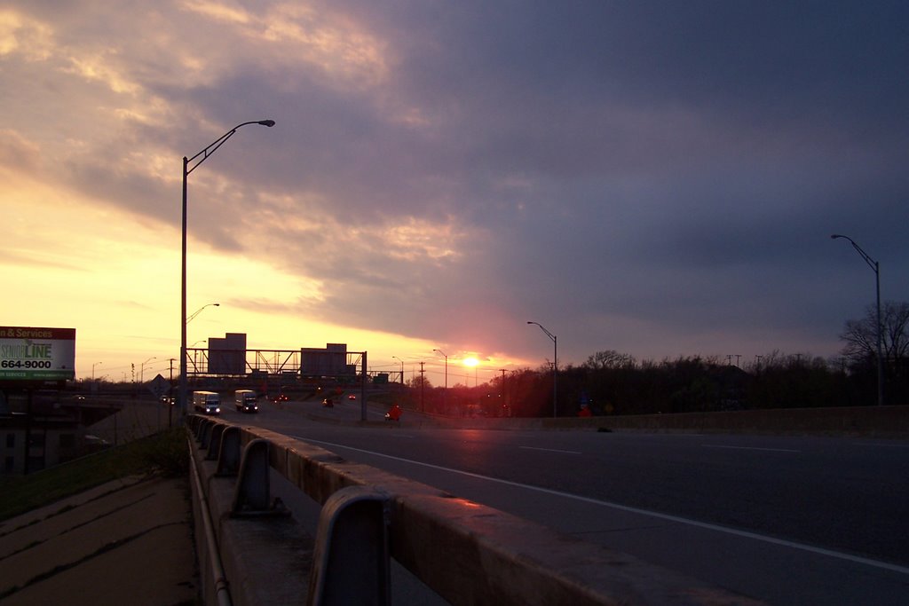 Sunset on the 244