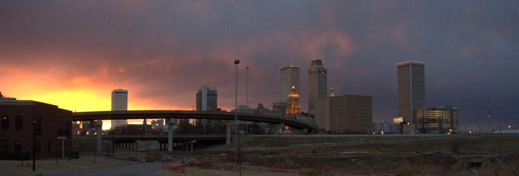 Downtown Tulsa from Centennial Park