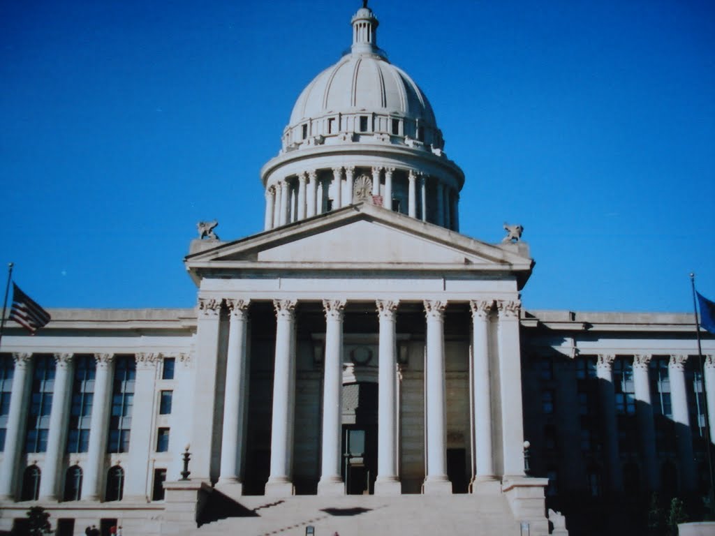 State capital building of OKLAHOMA, USA.