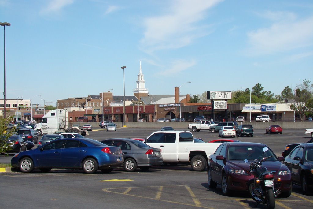 In front of the Lawton Central Mall
