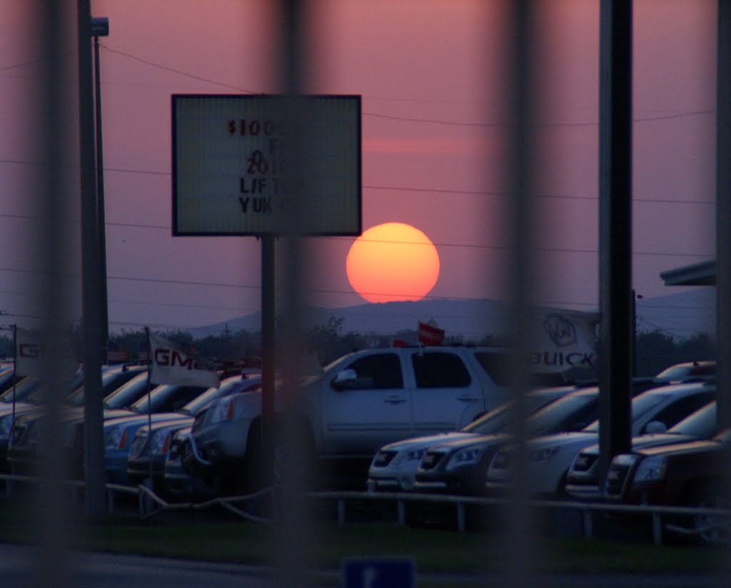 sun set