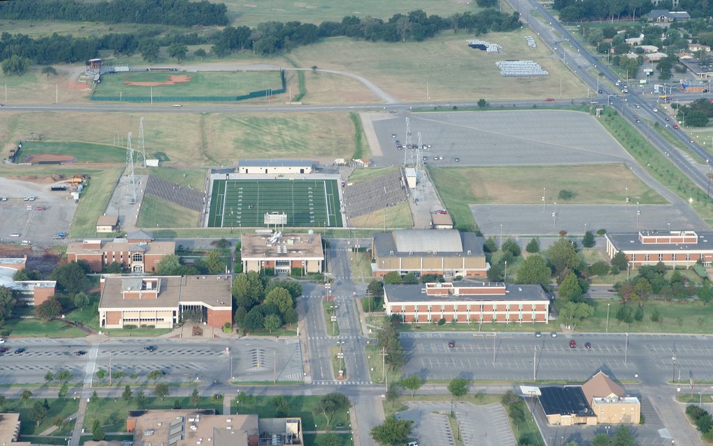 Aerial View - Cameron University Stadium