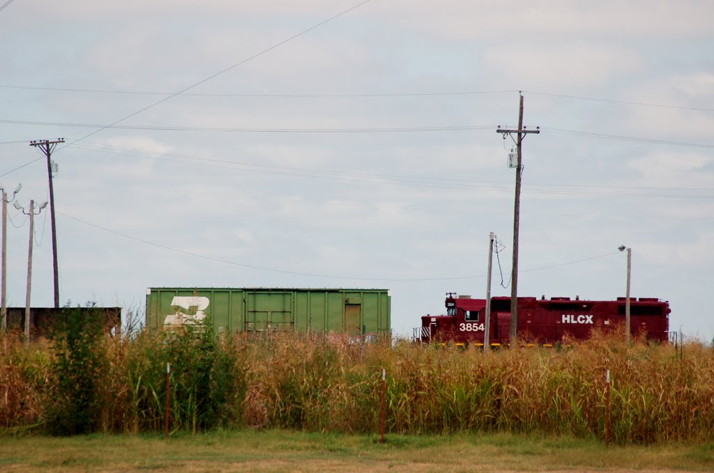 Helm Leasing Company Locomotive No. 3854 at Chickasha, OK
