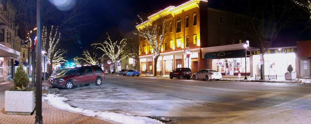 Downtown Stroudsburg Christmas holidays 2010