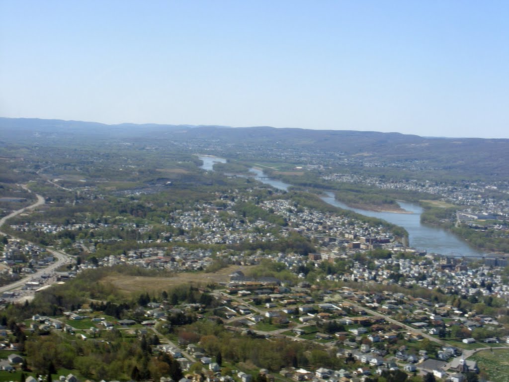Pittston City aerial view
