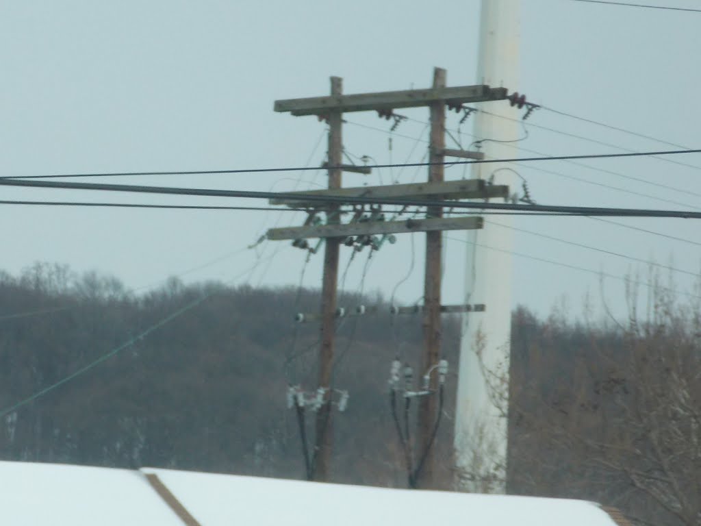 Old Pennsylvania Power & Light "H -frame" Riser