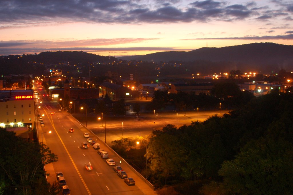 Morning East from 4th & Hamilton Street, Allentown, Pa