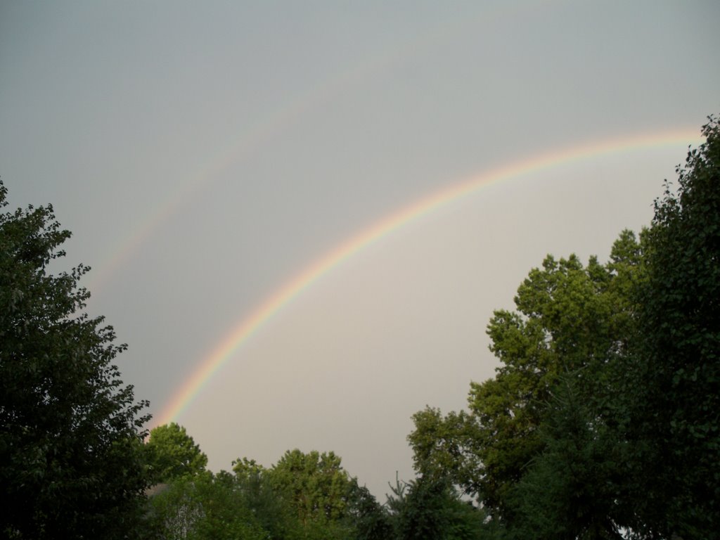 Double Rainbow in Blue Bell