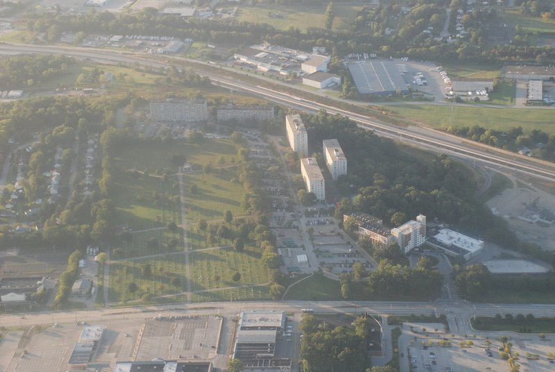 Marquis/Dolce Apartment Complex looking south