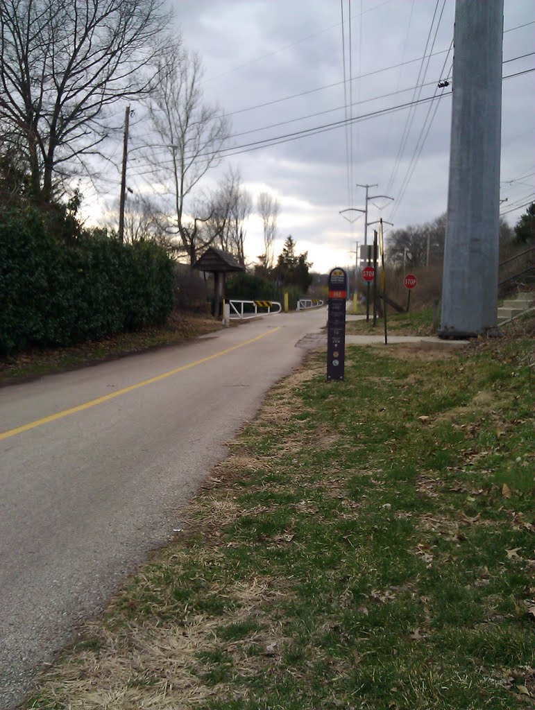 Schuylkill river trail between Valley Forge and Norristown