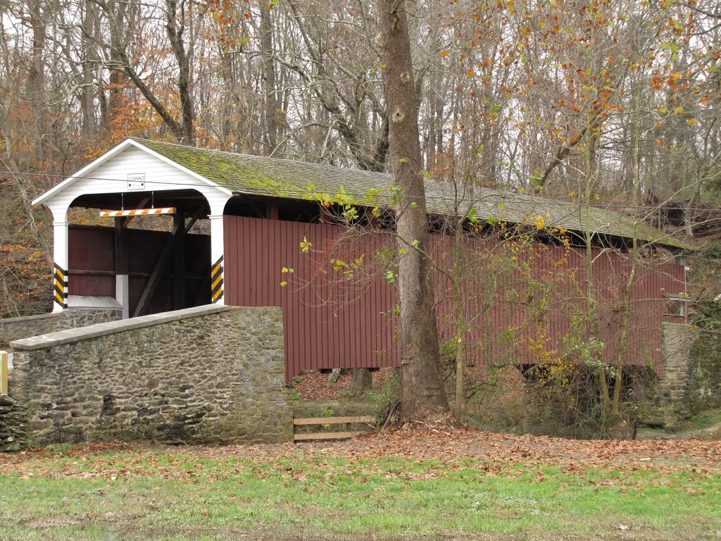 Mercers Mill Covered Bridge from NE