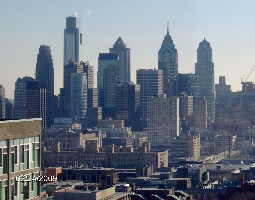 View of Philly from Penn Highrise