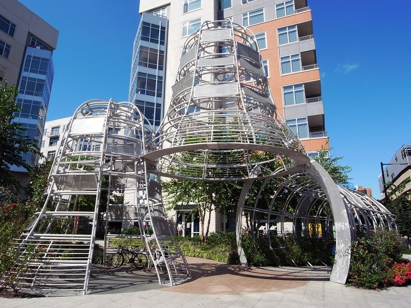 the "Wave Forms" at Domus Apartments - 34th & Chestnut St.