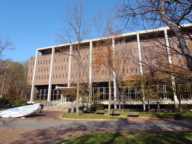 Van Pelt-Dietrich Library Center, the main library of Penn