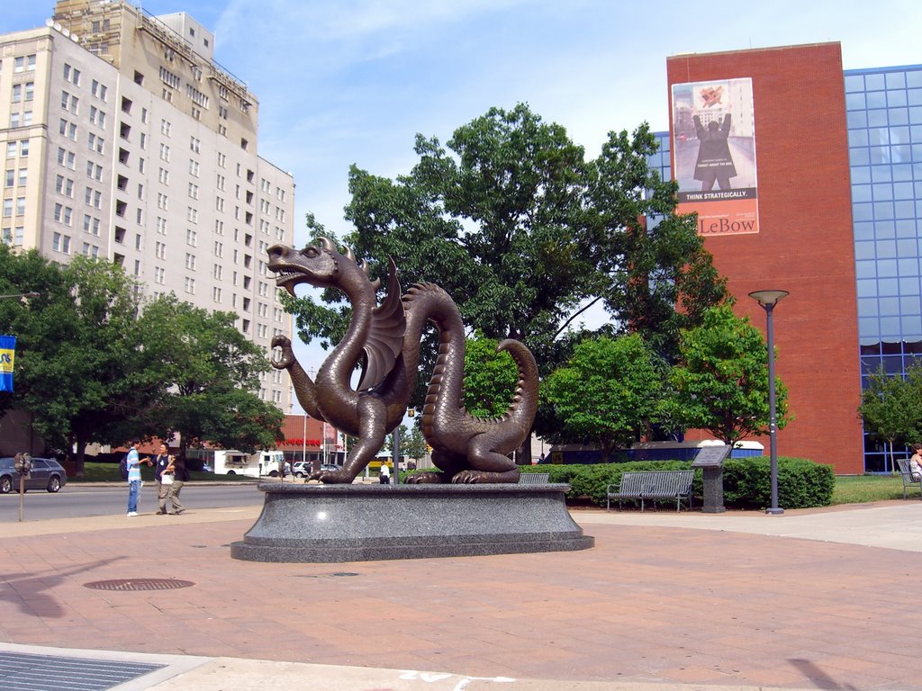 The Drexel University Dragon Mascot