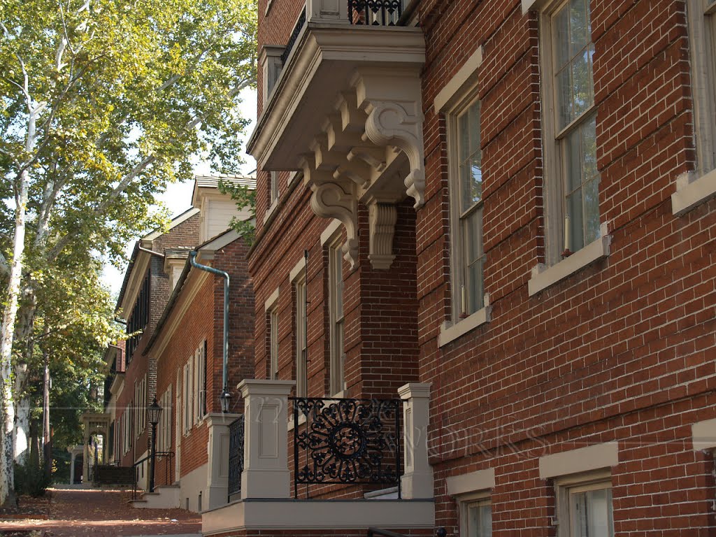 Main Hall (older dorm) at Moravian College - Bethlehem, Pennsylvania - USA