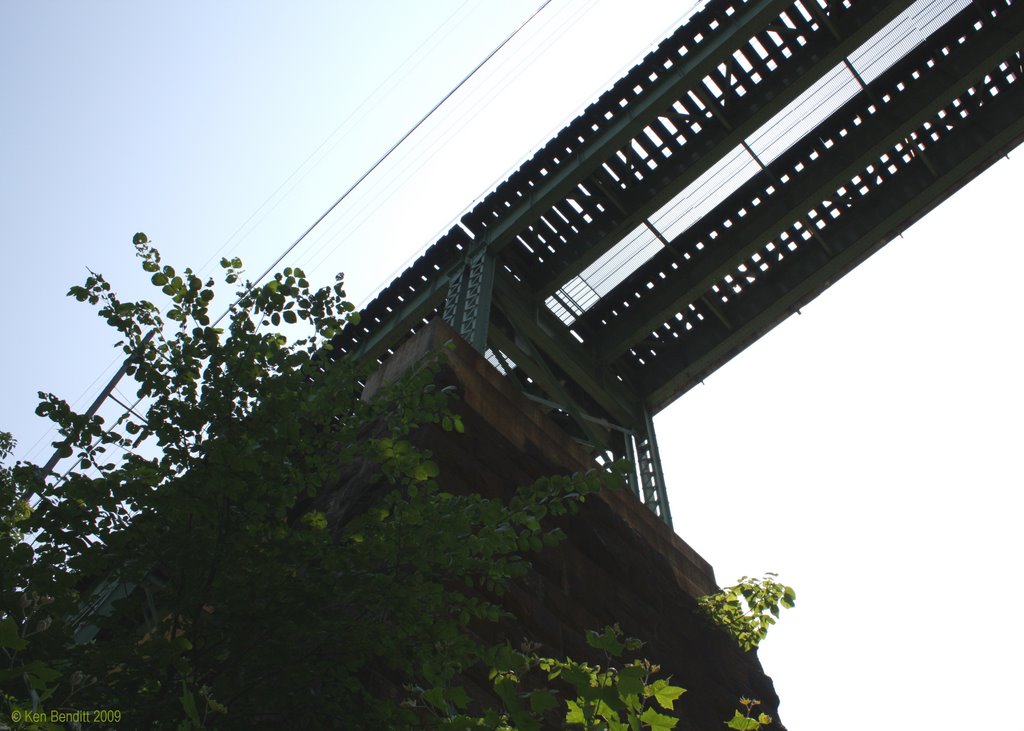 Train tressle over the Darby Creek