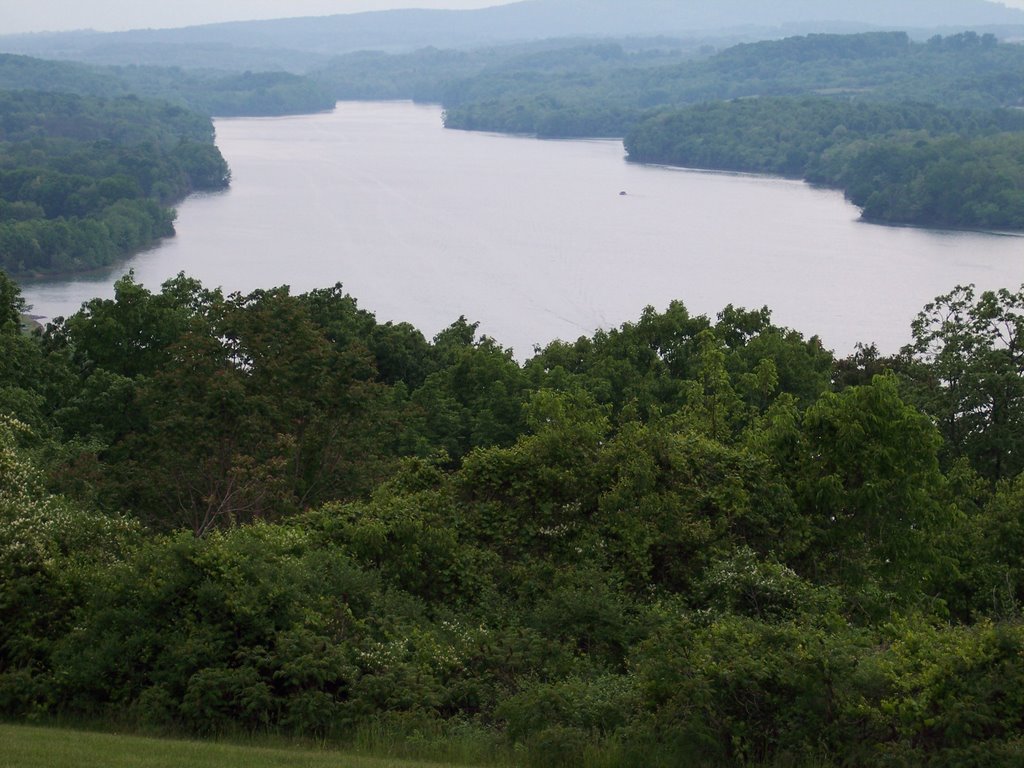 Beautiful View Of  Blue Marsh Lake In PA.