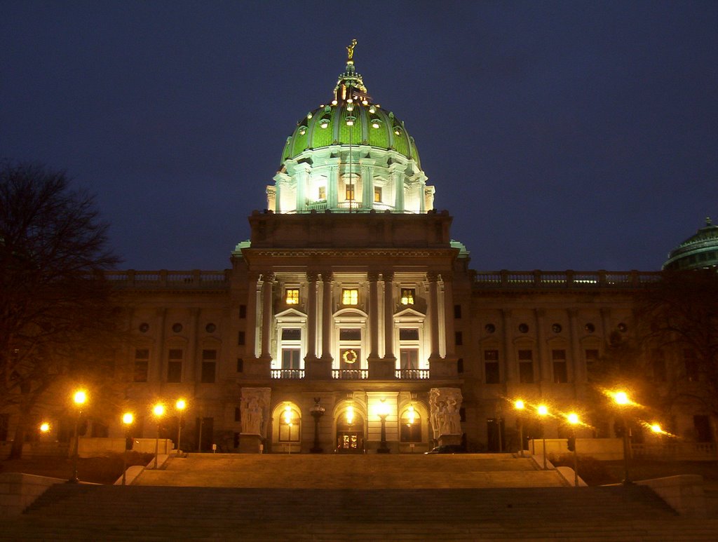 Pennsylvania State Captiol at Night