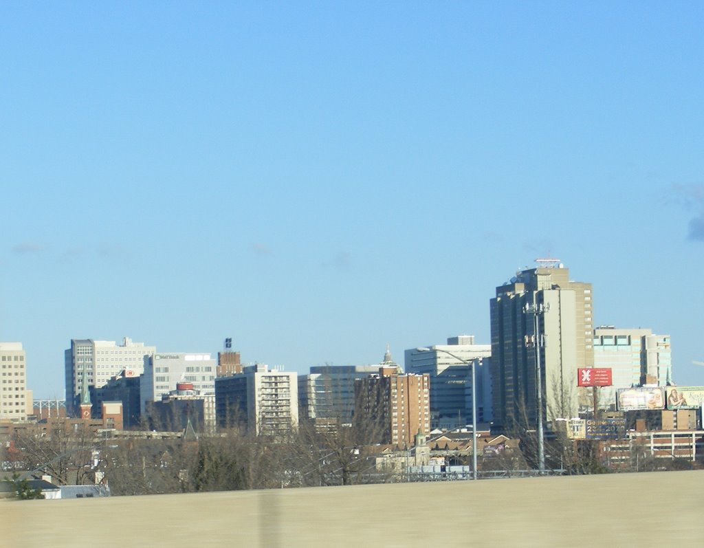 Harrisburg Skyline from I-83