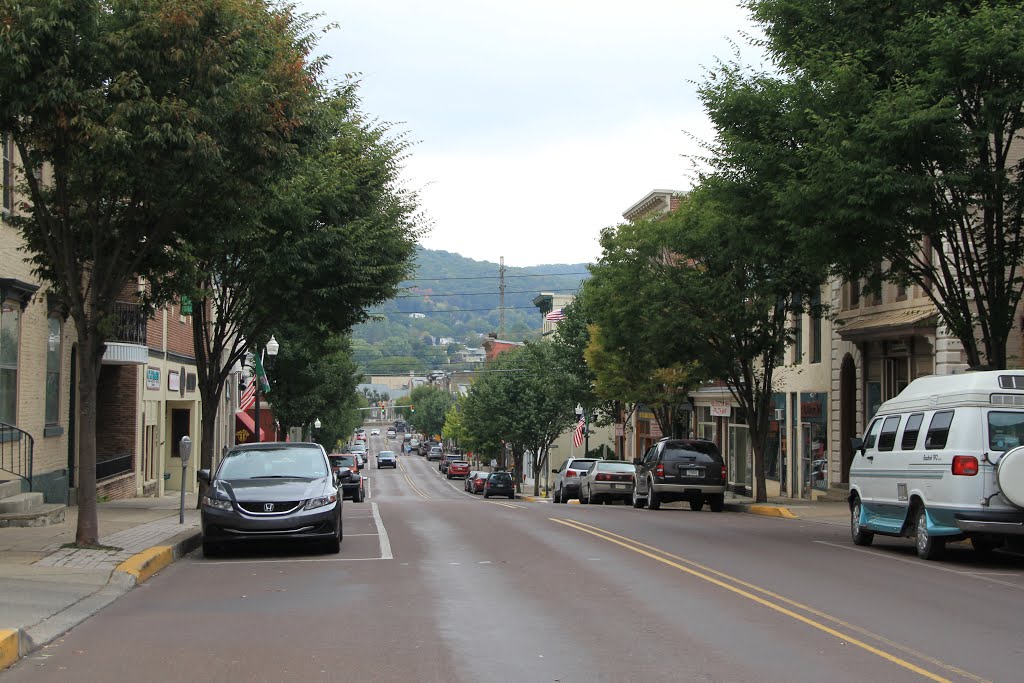 Looking North Along Mill St, Danville PA