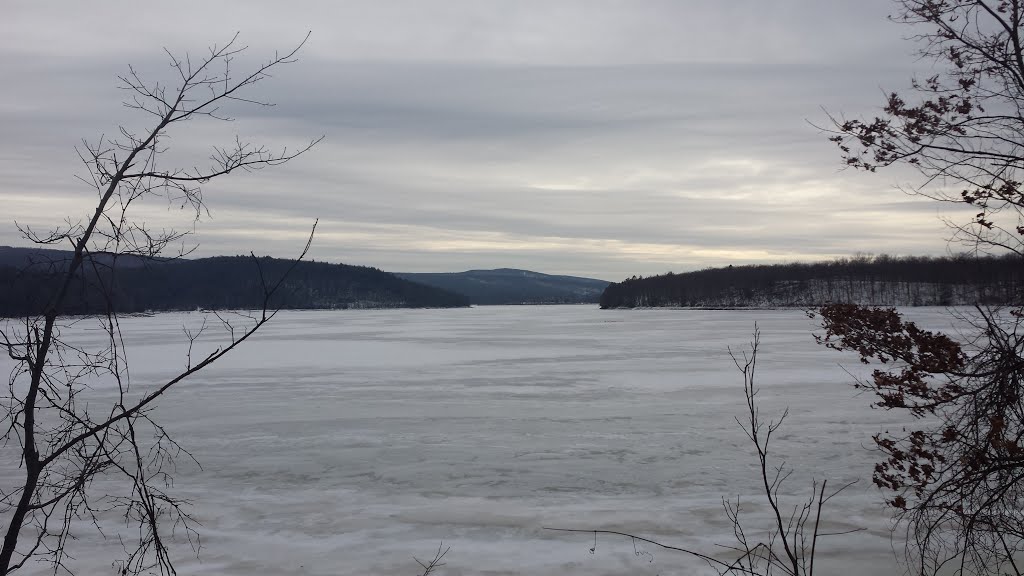 Ice Covered Lake Scranton