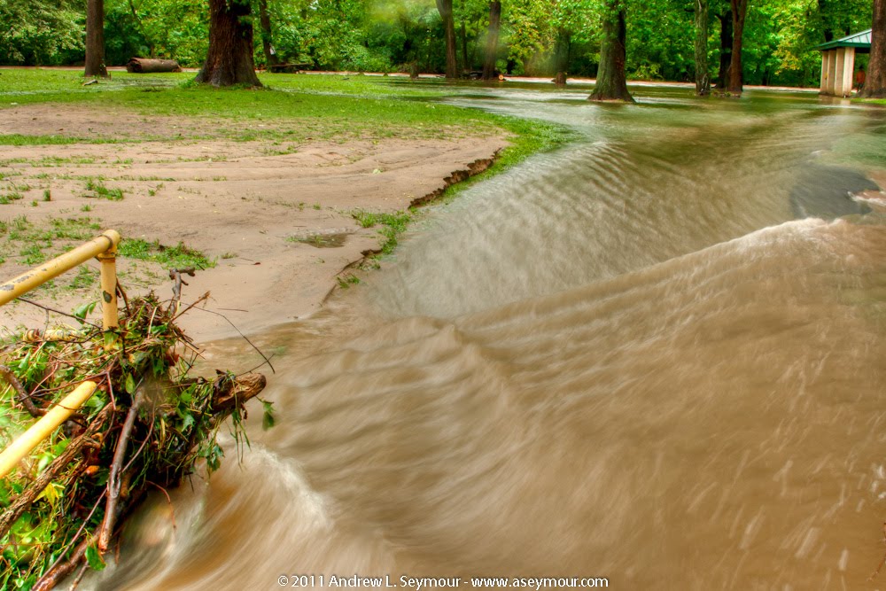 Kerr Park - Flooded Bridge