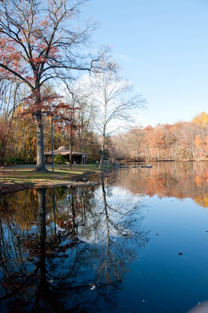 Lake Reflections in Alverthorpe Park, Pennsylvania