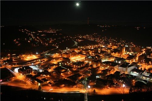 Johnstown night full moon