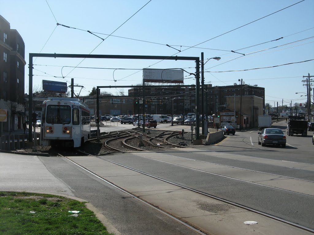 light rail junction, 69th St. Terminal, Philadelphia