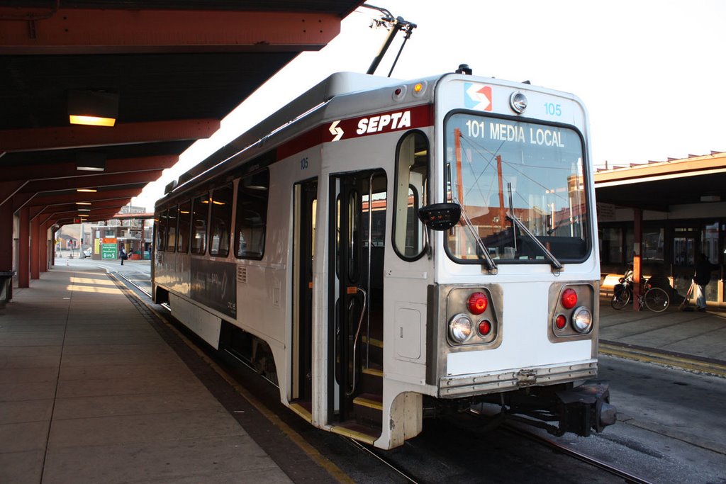 Route 101 trolley @ 69th Street Terminal