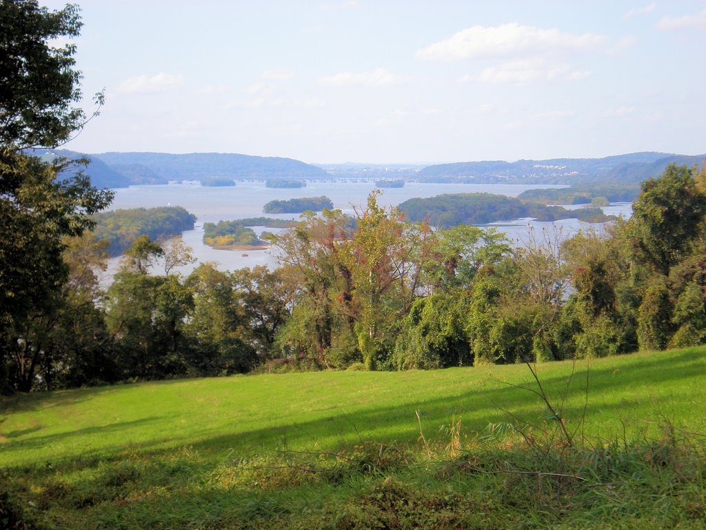 Turkey Hill - View of the Susquehanna River looking North towards the Columbia-Wrightsville bridge - photo 1