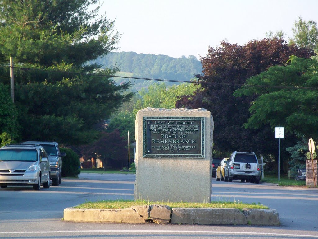 Road of Remembrance Marker