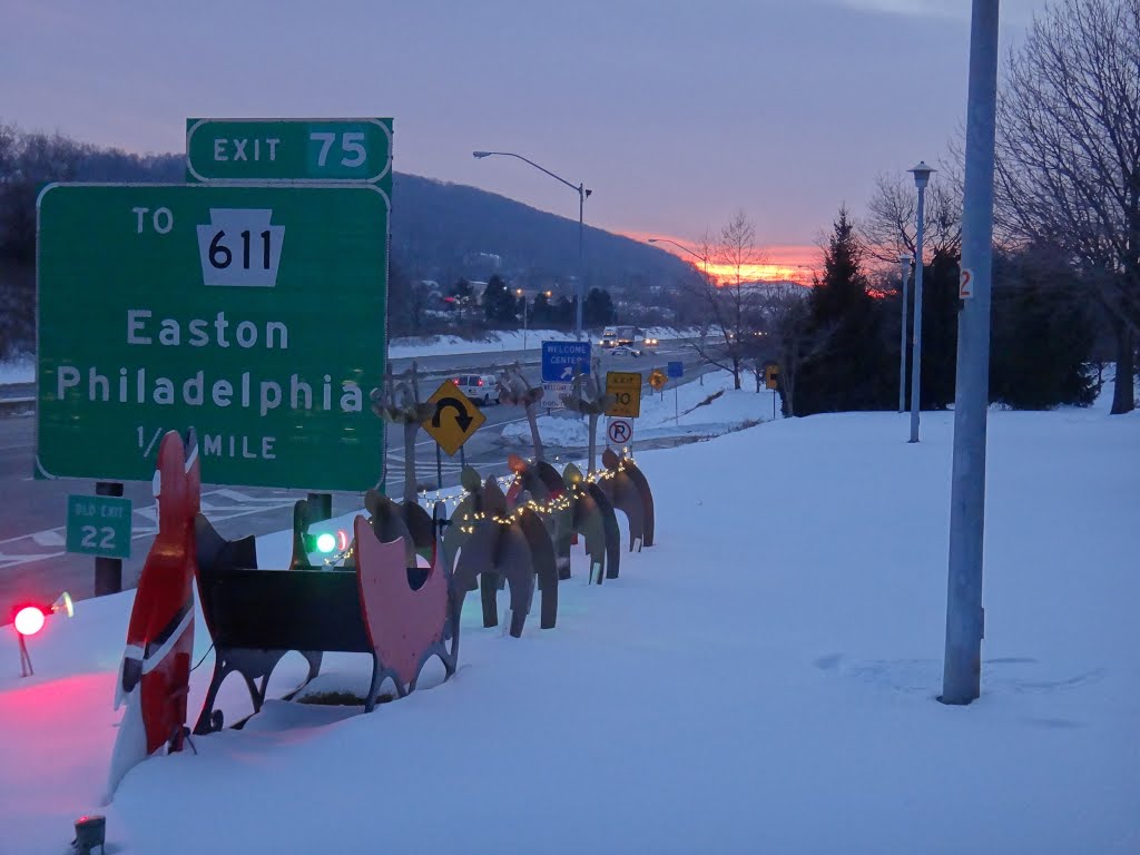 Sunset with Santa in PA
